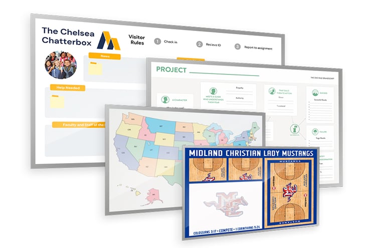 Custom Printed Whiteboard 