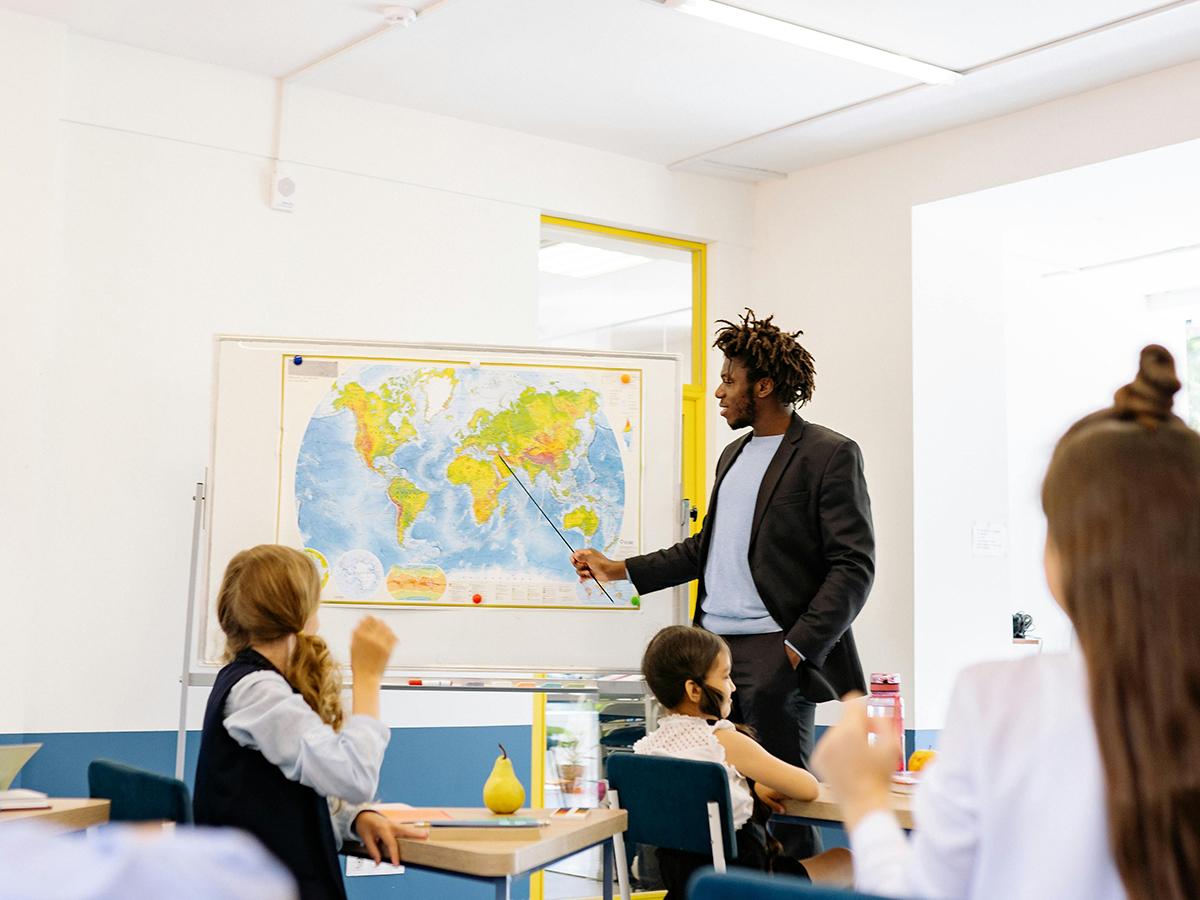 Traditional classroom environment