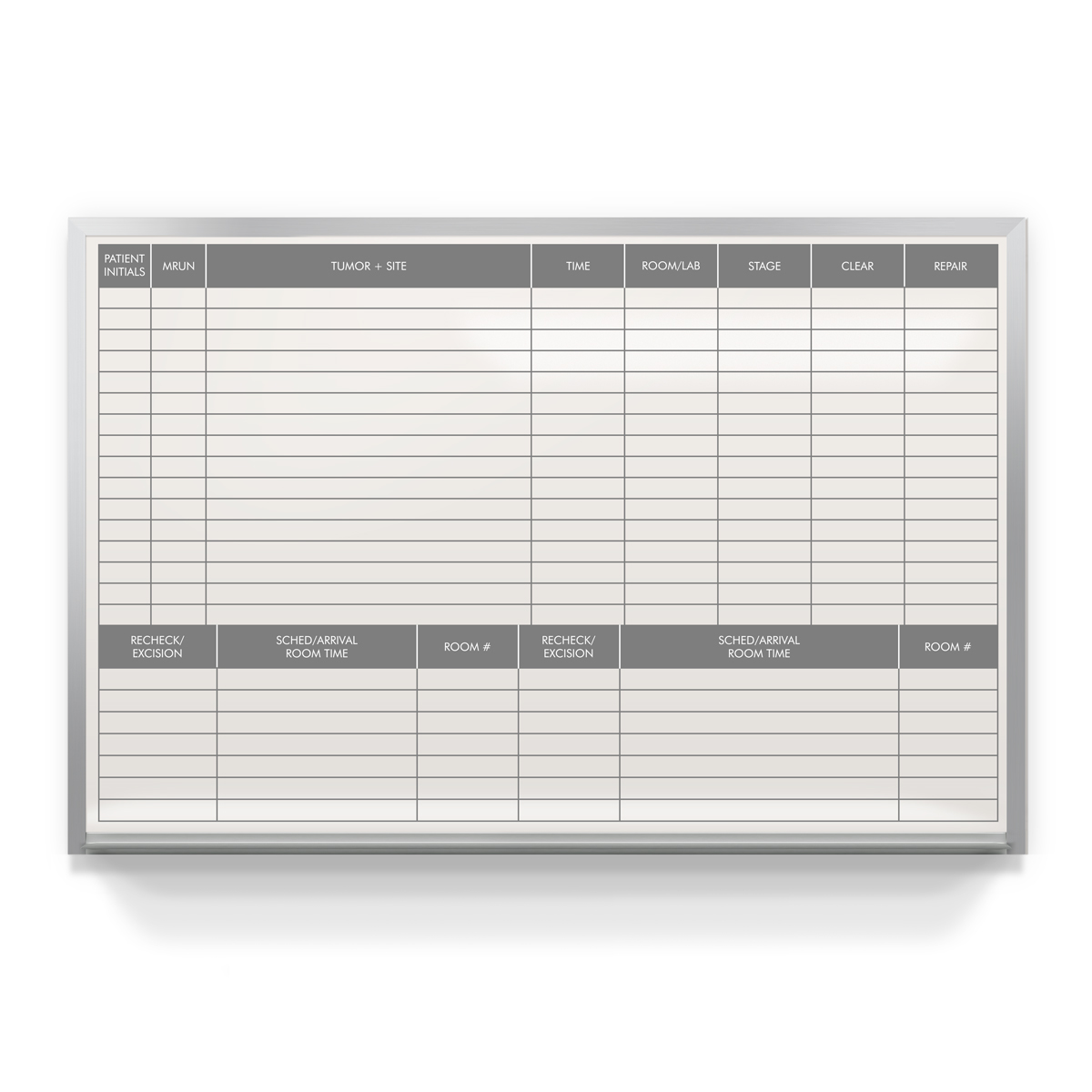 Admin Patient Tracking Board