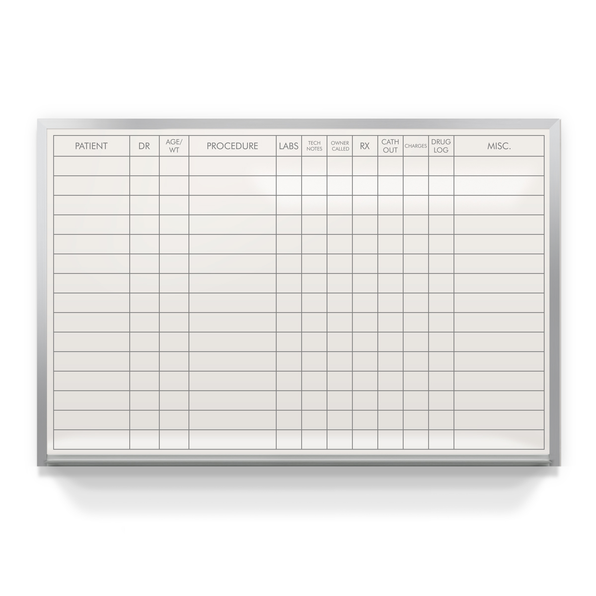 Procedure / Lab Tracking Board